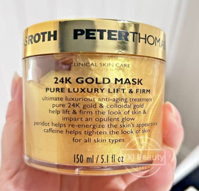 New Peter Thomas Roth 24K Gold Mask Pure Luxury Lift & Firm Full size 150 ml/5oz