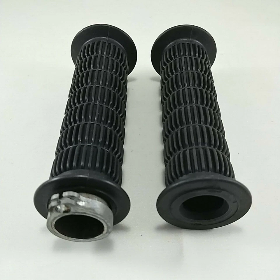 Empuñadura de acelerador derecha Kawasaki G7 G3 KH100 KV MT1 46019-024 + empuñadura LH 46075-020 NOS Foto 3 de 4