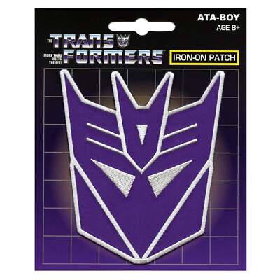 PURPLE--Transformers Helmet Insignia Patch Decepticons