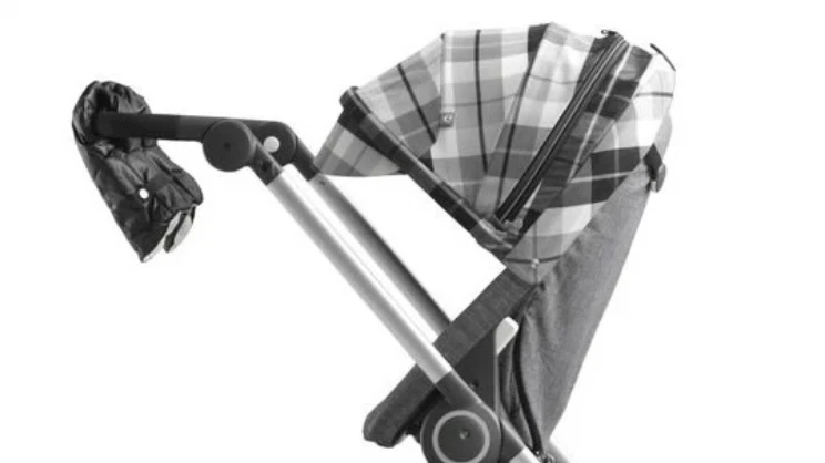 Nuevo kit de invierno para cochecito Stokke Scoot - gris franela Foto 4 de 4