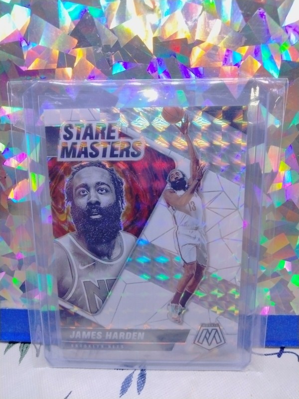 2021 Panini #19/25 James Harden Stare Masters White 🔥 🔥 🔥