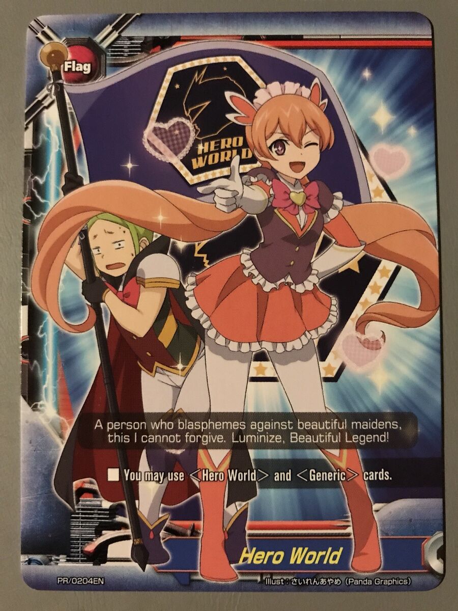 FUTURE CARD BUDDYFIGHT HERO WORLD FLAG SUPERHEROINE FRILL PR FUTURE CARD BUDDYFIGHT HERO WORLD FLAG SUPERHEROINE FRILL PR