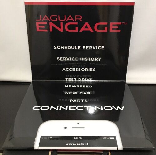 Jaguar Engage Mobile Phone App Dealer Shop Advertising Sign Display Board New 5' - 第 1/1 張圖片