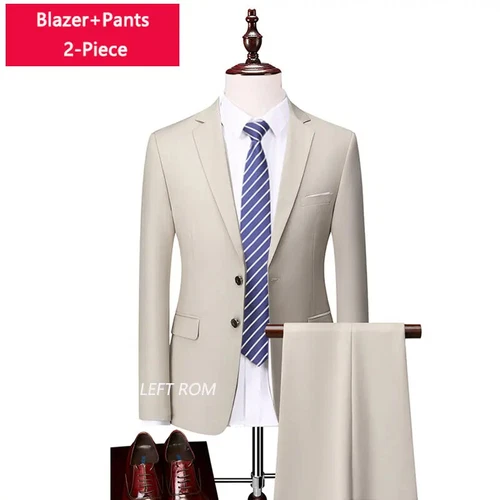 ( Sakko + Weste + Hose ) Boutique Herren Anzug 3-teiliges Set Bräutigam Brautkleid - Bild 47 von 52
