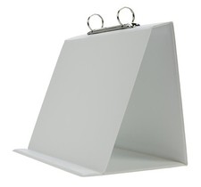 1 x A5 White PVC Presentation Board Conference Table Top Flip Chart Easel Stand 