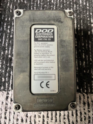 初期型　DOD RX69 GRUNGE made in USA エフェクター DOD FX69 Distortion Guitar Effect Pedal for sale online | eBay