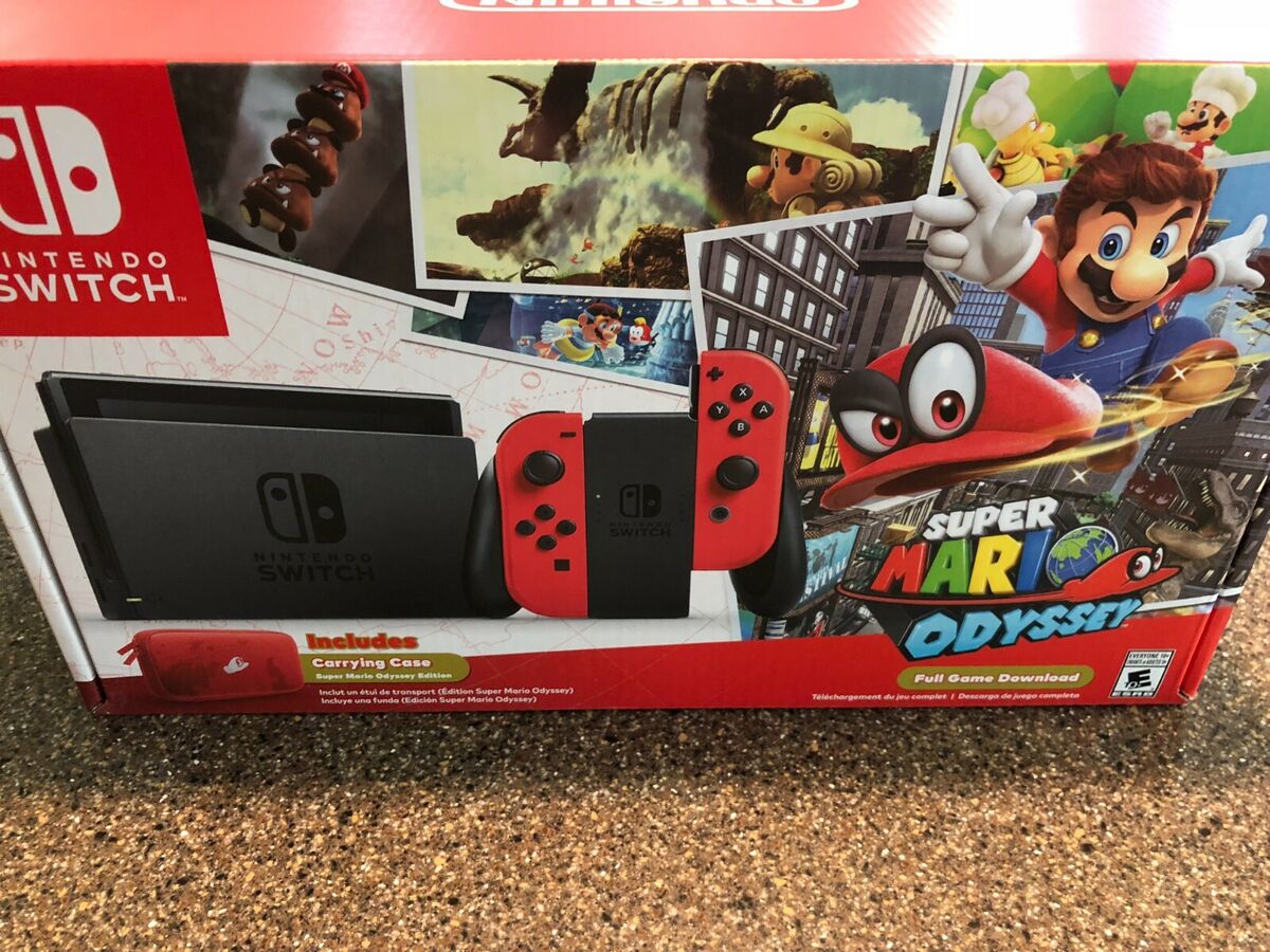Nintendo Switch Super Mario Odyssey Edition System Console Nintendo Switch Super Mario Odyssey Edition System Console