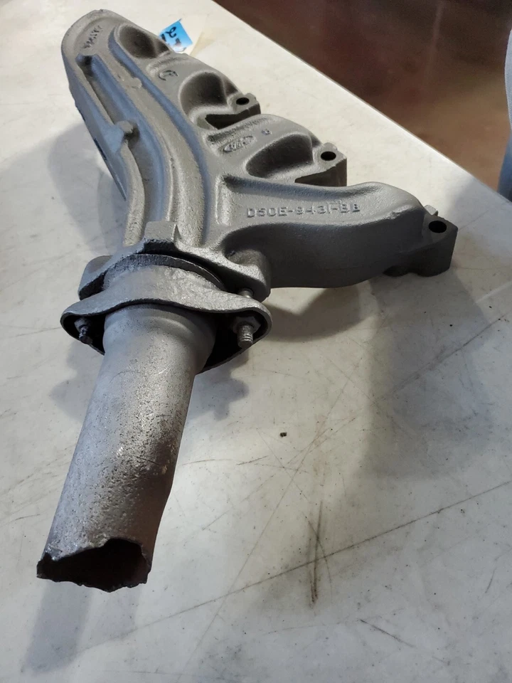 Ford Torino Mercury Montego 1975-1976 351W colector de escape izquierdo D5OE-9431-BB Foto 3 de 4