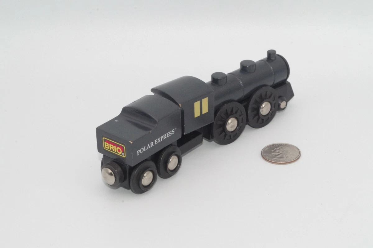 Brio Wooden Railway Polar Express Train Engine w Tender 32501