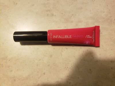 L'Oreal Paris Infallible Lip Paints 318 Fearless Fuschia New Free Shipping