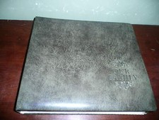 Vintage Top Grain Cowhide Our Family Photo Album Brown