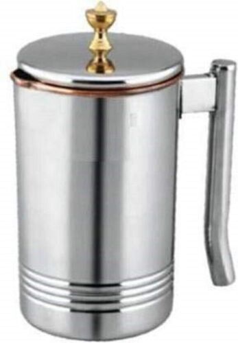Copper Water Jug Stainless Steel Copper Knob For Dining & kitchenware 1.5LTR - Photo 1/4