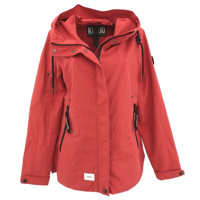 Khujo Jacken Khujo Parka Damen Rot Khujo Mantel Khujo Echtfell