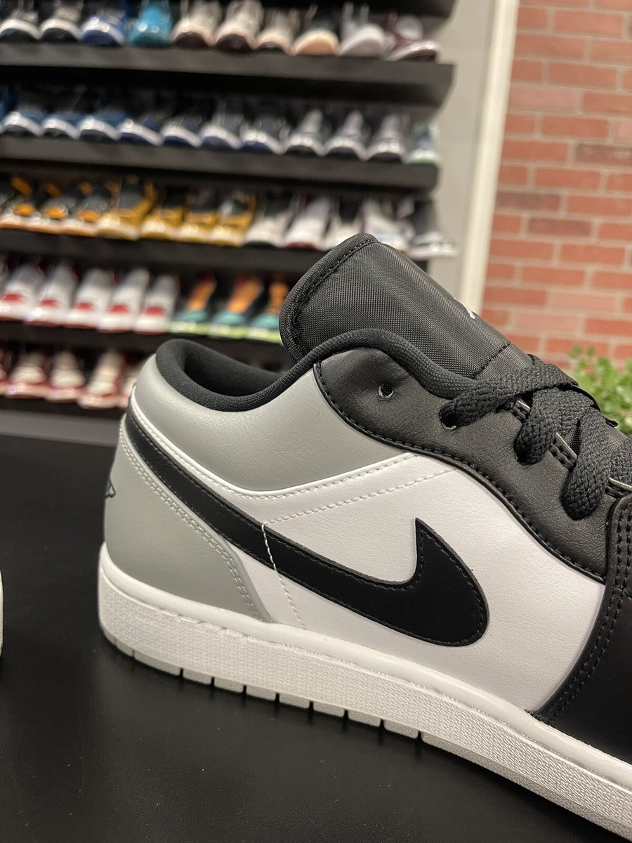 Size 14 - Air Jordan 1 Low Men's LT Smoke Grey/Black-White Size 14 - Air Jordan 1 Low Men's LT Smoke Grey/Black-White