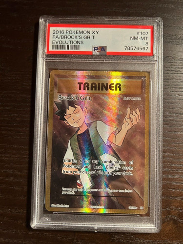 Brock's Grit graded PSA 8 for sale on eBay