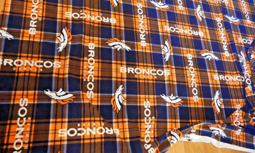 Denver Broncos Football Thema 2013 NFL Eigenschaften großer Fleece Stoff 69" x 73" - Bild 5 von 8