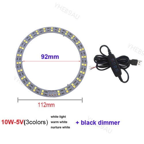 LED Chip Recessed Lighting Dimmable SMD5730 Light Beads Tricolor Adjustable 16H - Picture 27 of 34