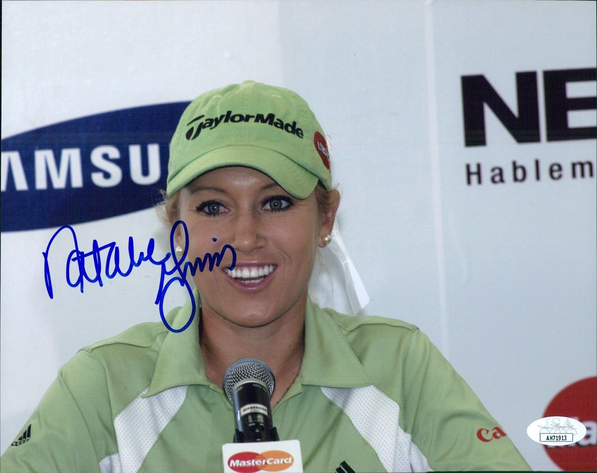 ナタリー・ガルビス直筆サイン入り超大型写真…Natalie Gulbis… NATALIE GULBIS SIGNED AUTOGRAPHED LPGA GOLF 8