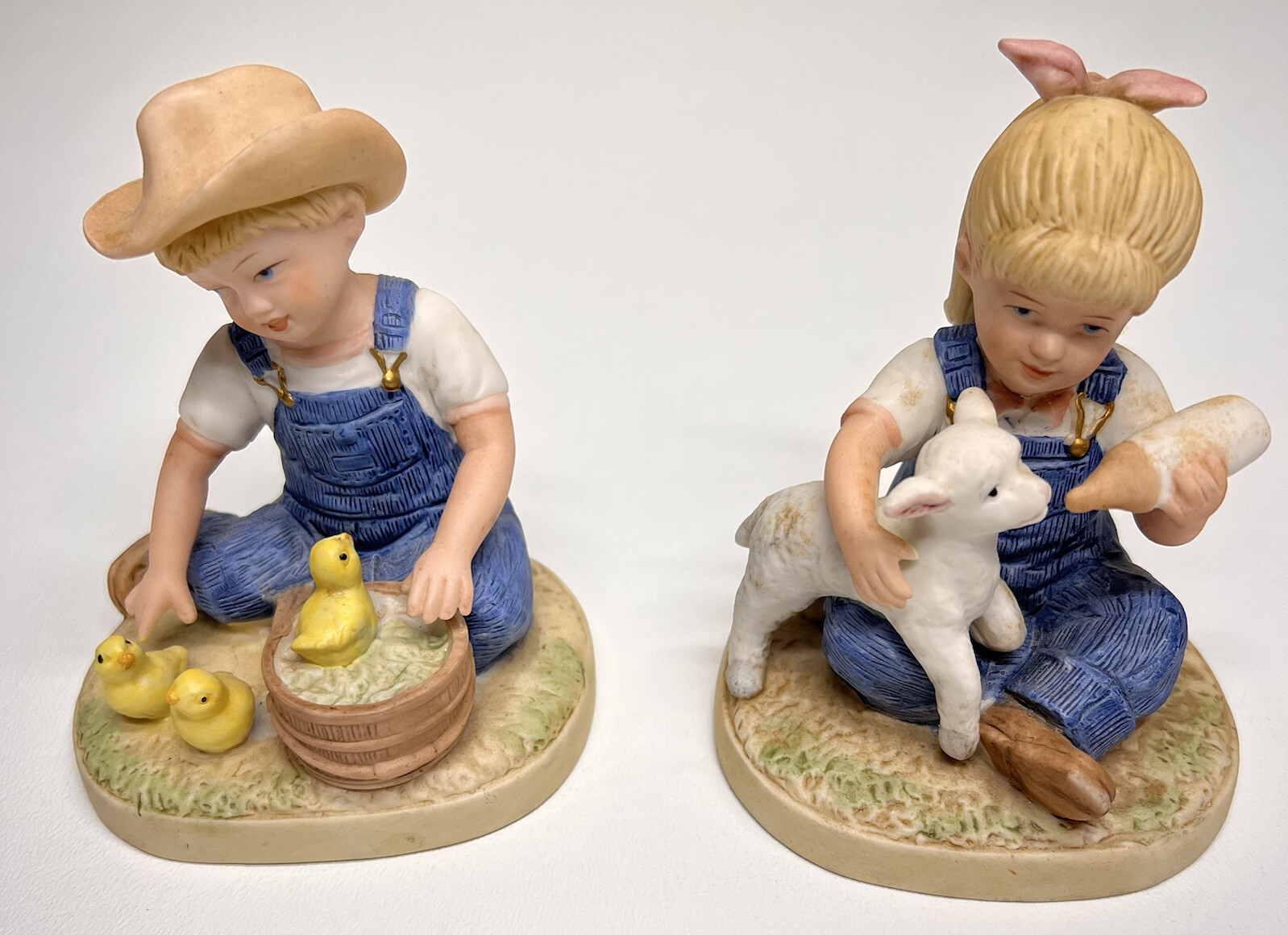 Vtg '85 Lot 9 Denim Days Homco Home Interiors Figurines Danny Debbie Collection eBay