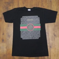 Streetwise T Shirt Mens Medium Black Designed Logo Red Green Made in Los Angeles