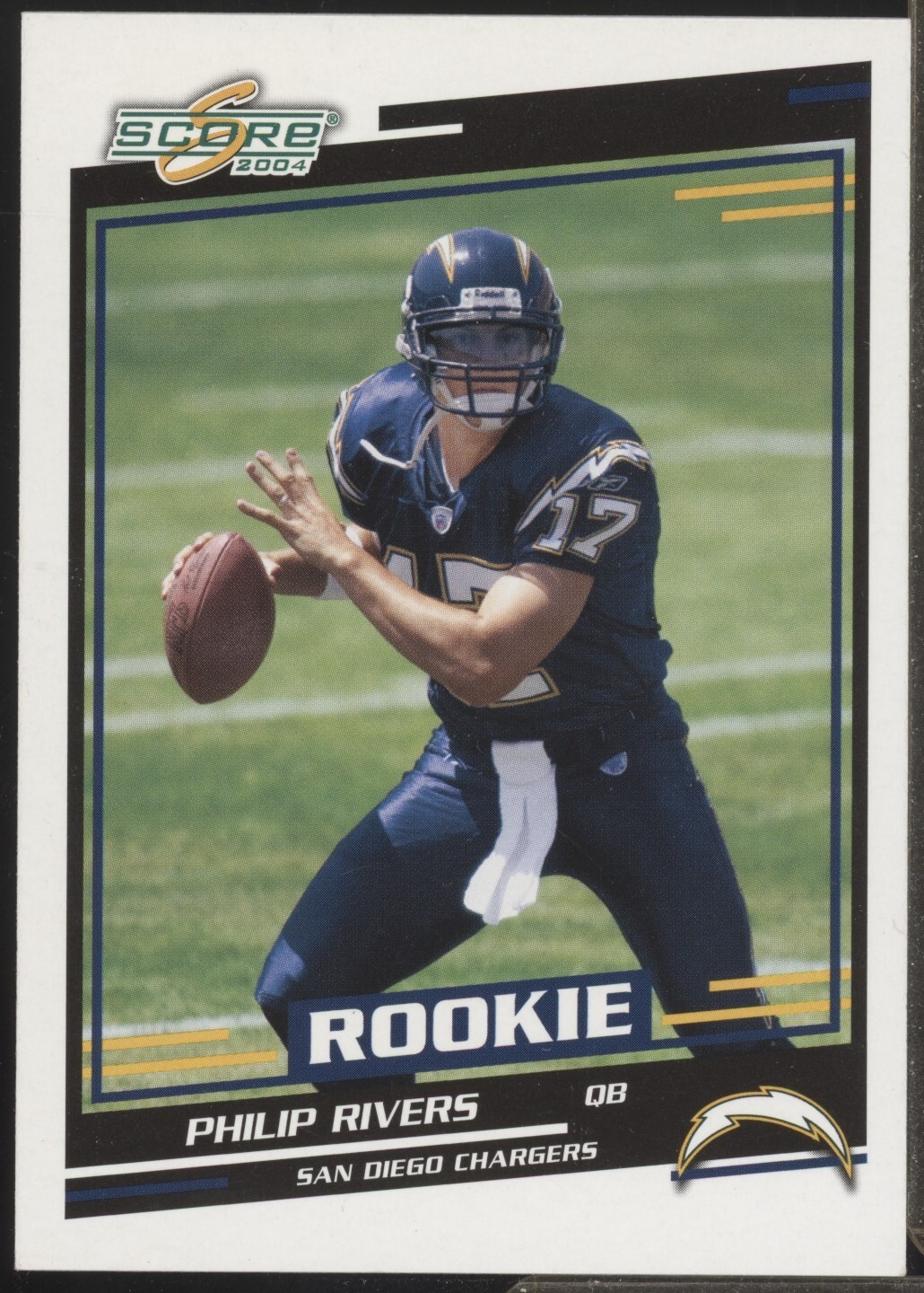 2004 Score Philip Rivers Rookie #374 Chargers