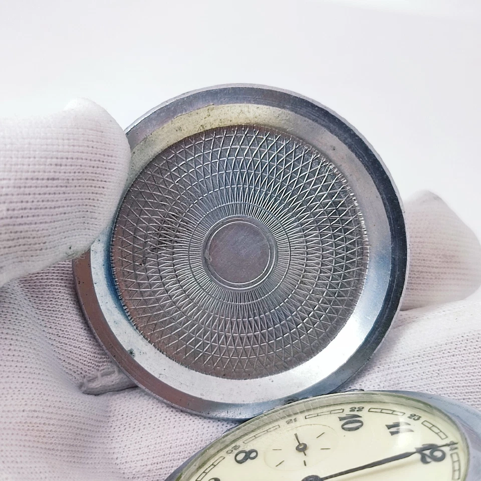 ⭐ VINTAGE soviet pocket watch MOLNIJA Molnia 18 jew mechanical 3602 made in USSR - Image 3 of 4