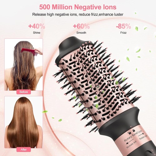 Secador de pelo cepillo multi peinado secador iónico negativo rizador volumen NUEVO - Imagen 5 de 6