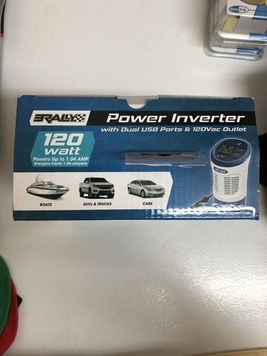 Rally 120 WATT INVERTER MARINE AUTO CUPHOLDER 12V/120V USB, New Original Pkg - Picture 5 of 6
