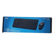 Adesso WKB-1320CB EasyTouch WKB-1320CB Antimicrobial Wireless Keyboard and Mouse
