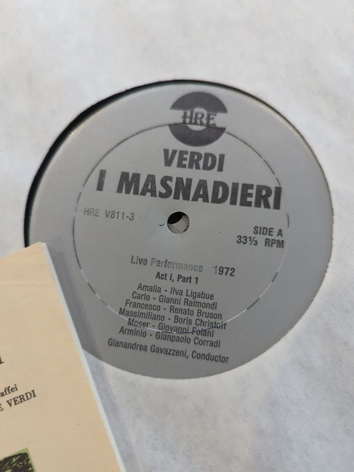 75 LP Opera - I Masnadieri Ligabue Raimondi Bruson Christoff - Live Performance - Image 3 of 3