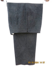 COLDWATER CREEK CLASSIC FIT SZ P/12 Charcoal Textured Soft Woven Pants Trousers