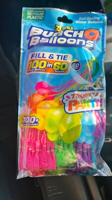 ZURU Bunch O Balloons Tropical Party Rapid-Filling  Water Balloons