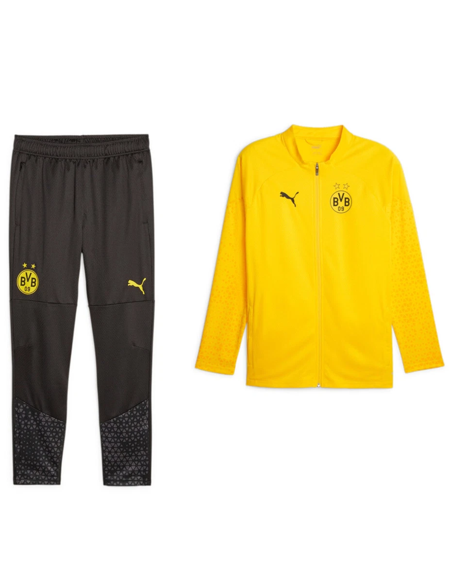 Borussia Dortmund 09 Puma Full Suit 2023 24 Yellow Bench Version