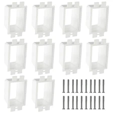 10PCS BE1-2 Electrical Outlet Box Extenders with 20PCS Screws, 1-Gang Electri...