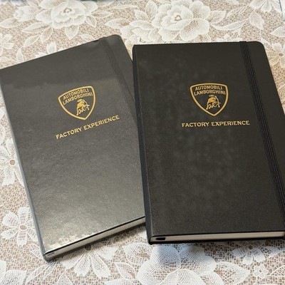 Lamborghini Notebook Set 2pcs New Unused Stationery Rare