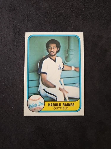 ⚾1981 Fleer #346 Harold Baines Rookie Card RC⚾Near Mint⚾