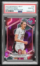 2023 Bowman U Best Pink Lava Refractor /100 Cameron Brink #78 PSA 10 GEM MT 1fa0