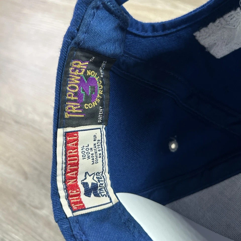 VTG Starter Duke Blue Devils Snapback Hat Tri Power 100% Wool Blue Cap - Image 4 of 4