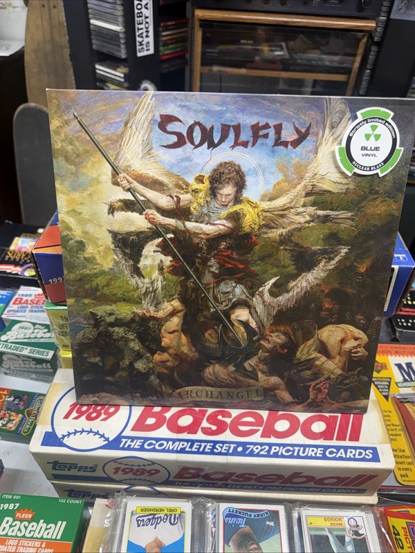 Soulfly Archangel Blue Vinyl Lp OOP Rare