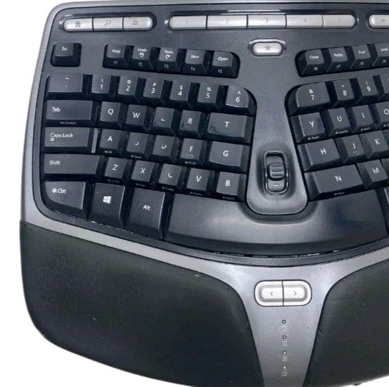 MICROSOFT Natural Ergonomic Keyboard 4000 V1.0 KU-0462 + Palm Lift | Tested - Image 3 of 4