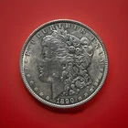 1890 P BU MORGAN SILVER DOLLAR   DC 3000