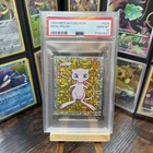PSA 10 GEM MINT 1999 Pokemon Merlin Sticker - MEW - Prism #S25