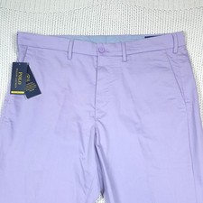 Polo Ralph Lauren Performance Golf Pants Slim Fit Sz 36 x 34 Purple Wicking 148