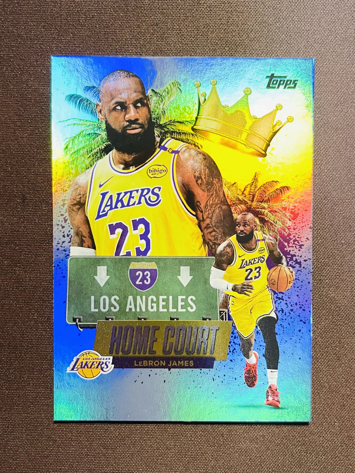 2025-26 Topps Flagship Home Court Advantage SSP Lebron James Case Hit AL013