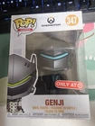 Funko Pop! Overwatch Genji Carbon Fiber Target Exclusive Figure 347 FREE SHIP