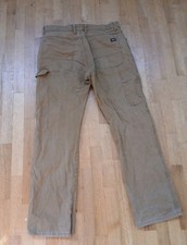 Dickies Carpenter Pants Faded Dungeree Men's 36x34 Distressed Workwear Brown Vtg