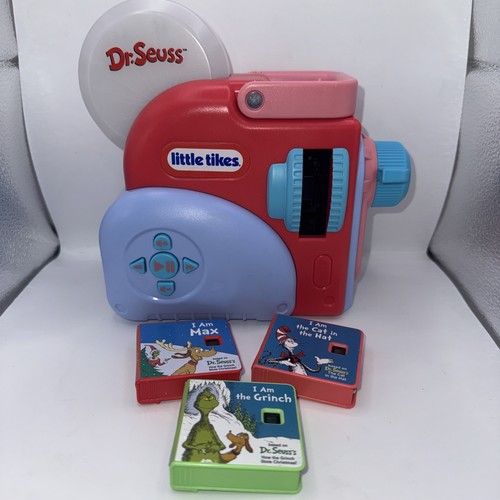 Little Tikes Story Dream Machine Dr. Seuss I Am Max , Grinch, & Cat In the Hat