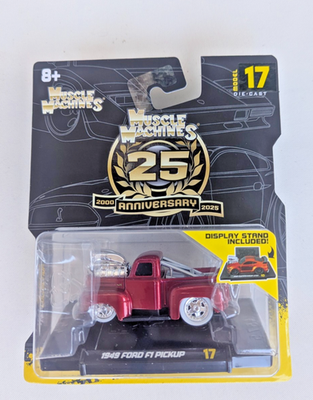 Muscle Machines 25th Anniversary 2025 1949 Ford Pickup Model 17