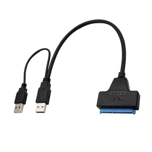 Dual USB3.0 zum -Adapterkabel 22Pin 2,5-Zoll-Festplatten-Datenkabel USB an - 第 1/12 張圖片