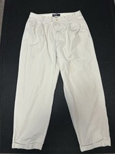 Polo Ralph Lauren Pants Mens 32x30 Beige Chinos Stretch Classic Fit Flat Front
